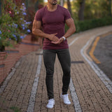 AIDASE  -  Spring Autumn Male Solid Color Slim Cargo Pants Homme Casual Fashion Simple All-match Pencil Trousers Sweatpants Men's Clothing aidase-shop