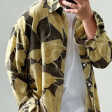 AIDASE  -  Spring Men's Shirt Lazy Niche Casual 2025 Turn-down Collar Single Breast Long Sleeve Streetwear Male Tops aidase-shop