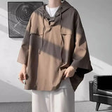 Aidase Summer Men's Hooded Hundred Short Sleeve t-shirt Sleeve Thin Sweatshirt Sports Clothes Hiking Outdoor aidase-shop