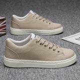 AIDASE  -  Men's Black Canvas Trainers Summer Casual Sneakers Breathable Gym Shoes Male Classic Vulcanize Plimsolls Boys aidase-shop