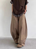AIDASE  -  Autumn New Sle Retro Japanese y Workwear Wide Leg Casual Loose Long Pants Men Women Drapey Polyester Youthful Energy aidase-shop
