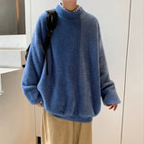 Aidase Winter New Mink Velvet Sweater Knitted Solid Sweater Men Clothes Pullover Men Sweater Casual Pullovers Bottoming Sweaters aidase-shop