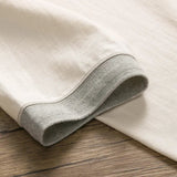 AIDASE  -  Three Needle American Retro Heavy T-shirt Men's Amikaji Pure Cotton Tube Weaving T-shirt Henry Collar Unisex Short Sleeved Shirt aidase-shop