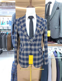 Aidase Man Suit Boutique Cross-border Foreign Trade Men Color Matching Wedding Casual Host Suit 3 Sets Wedding Suits for Men