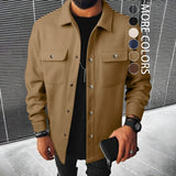 AIDASE  -  Loose Fit Casual Corduroy Workwear Jacket New Hot Sale Of The Season Turn-down Collar Outerwear Comfortable Regular Length from aidase-shop