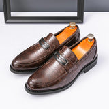 AIDASE  -  Fashionable Men Loafers Men Casual Comfortable Versatile Brand Small Leather Shoes Gentleman's Shoes Men Shoes in Sizes 38-46 aidase-shop