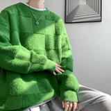Aidase Fashion Mens Sweaters Woolen Streetwear Knitted Pullovers Size M-8XL aidase-shop