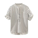 AIDASE  -  Wrinkle-Free Men'S Shirt With Pocket Men'S Fashion Spring And Summer Casual Short Sleeved Shirt Shirt Men'S Ropa De Hombre aidase-shop