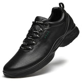 Aidase Fashion Men Shoes Men Genuine Leather Shoes Casual Lace-up Shoes Breathable Fashion Sneakers New aidase-shop