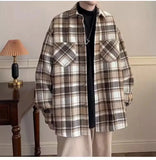 AIDASE  -  Casual sports fashion spring and autumn Japanese and Korean lapel jacket autumn boys woolen internet celebrity couple jacket aidase-shop