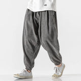 Aidase Men Corduroy  Pants Casual Autumn Men Wide-Leg Pants Man Harajuku Streetwear Trousers Male Elastic Waist Loose Korean Pants