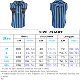 AIDASE  -  Striped Hooded Vest Men Sleeveless Pocket Drawstring Hoodie Tshirts Summer Fashion Outdoor Sports Tank Tops Coat Waistcoat aidase-shop