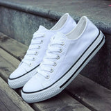 AIDASE  -  Men's Canvas Shoes Breathable Casual Sneakers Korean Style Versatile Student Flat Heel Low Cut Durable TPR Outsole Fashionable aidase-shop