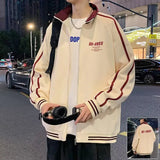 AIDASE  -  Collar jacket for men Spring and Autumn new style handsome cardigan for teenagers and students hoodie American casual jacke aidase-shop