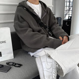 Aidase Winter Thick Sweater Cardigan Men Warm Zipper Knitted Coat Men Korean Loose Thickened Cardigan Sweater Mens Jumper Clothes M-2XL