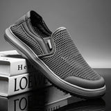 AIDASE  -  Men's Mesh Shoes Summer Breathable Hollow Out Casual Shoes Fashion Men Sneaker Lightweight Comfortable Driving Shoes Men Loafers aidase-shop
