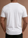 AIDASE  -  Flannel Fleece Solid Color Slim Fit T Shirts Men Casual O Neck Short Sleeve Tee Shirt Spring Summer Fashion Mens Pullovers aidase-shop