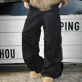 AIDASE  -  Spring Autumn Big Pocket Men's Cargo Pants Loose Straight Wide Leg Trousers Baggy Outdoor Workwear Pants Man Hip Hop Sweatpants aidase-shop