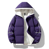 Aidase Puffer Jacket Men Thick Warm Winter Jacket Men Solid Parkas Unisex Hooded Coats Outwear Fashion Casual Couple Clothing Top aidase-shop