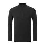 AIDASE  -  Men's Half Zip Long Sleeve Activewear Shirt Breathable Stretch Running Training Gym Workout Sweatshirt Mock Neck Tee Fall Winter aidase-shop