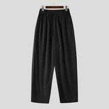 AIDASE  -  Men Striped Pants Joggers Elastic Waist Loose Korean Style Trousers Men Streetwear 2025 Pleated Casual Long Pants S-5XL aidase-shop