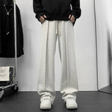 AIDASE  -  Autumn New Men's Sports Sweatpants Trendy Loose Casual Versatile Straight-leg Trousers Solid Color Drawstring Pants 21E7519 aidase-shop