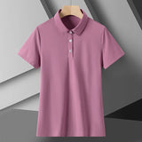 AIDASE  -  White ort Sve  irt Ice Silk Spor Qui Dry f Sve Summer T-irt for Men with Cuff Stand Fit Non Iron aidase-shop