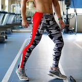 Aidase Running Tights for Men Sports Trousers Compression Camouflage Athletic Pants Workout Leggings aidase-shop