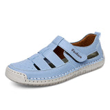 AIDASE  -  Summer Breathable Leather Women's Sandals Fashion Women Slippers Non-Slip Casual Women Roman Shoes Outdoor Beach Flat Sandals aidase-shop