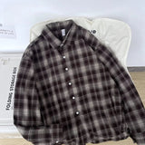 AIDASE  -  Loose Long Sve Casual irt for Men Spring Autumn Polyester Fiber Button Detail Other Sle Other Season Spring aidase-shop