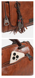 AIDASE  -  Hot Sale Of The Season Autumn Winter New Style Retro Single Shoulder Boston Bag Ladies Handbag Tassel Easy Match Urban Simple aidase-shop