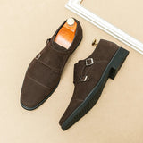 AIDASE  -  Men's Suede Shoes Europe America Anti-skid Flat Shoes Fashionable Loafers Soft Soled Business Dress Casual Leather Shoes 38-46 aidase-shop