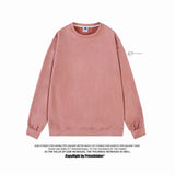 Aidase Vintage Suede Men's Loose Hoodies Gothic Leather Feelings Sweatshirts Casual Autumn Male Oversized Pullovers aidase-shop