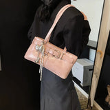 AIDASE  -  Vintage Coffee Color Casual Tote Shoulder Bag Women Cute Shopping Bag Female Handbag aidase-shop