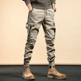 Aidase Trousers Man Motorcycle Slim Khaki Cargo Pants For Men Biker Autumn Loose Big Size Large Street Luxury Designer Oversize Emo aidase-shop