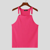 AIDASE  -  Tops Korean Style New Men's Knitted Pit Strap Vests Summer Casual Streetwear Personality Sleeveless Tank Tops S-5XL