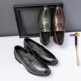 AIDASE  -  Fashionable Men Loafers Men Casual Comfortable Versatile Brand Small Leather Shoes Gentleman's Shoes Men Shoes in Sizes 38-46 aidase-shop