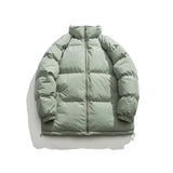 Harajuku Mens Navy Parkas Warm Thicken Korean Fashion Coats Winter Casual Jacket Male Streetwear Hip Hop Coat Woman Parkas aidase-shop