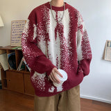 Aidase Winter Sweaters Men Warm Retro Knitted Pullovers Men Oversized Streetwear Loose Long Sleeved Sweaters Mens Jumper Clothes aidase-shop