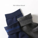 AIDASE  -  6 Pairs Men's 100% Cotton Socks Black White Gray Business Men Tube Socks Soft Breathable Spring Summer for Male Socks Plus Size aidase-shop