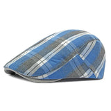 Aidase Four Seasons Cotton Print Newsboy Caps Flat Peaked Cap Men and Women Painter Beret Hats aidase-shop