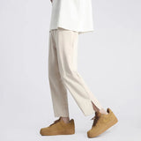 AIDASE  -  Summer Thin Suit Pants Men Slim Fit Fashion Social Mens Dress Pants Korean Casual Straight Pants Mens Office Formal Trousers aidase-shop