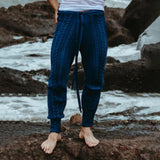 Aidase Mens Slim-Fitting Twists Pattern Casual Knitted Pants Autumn Winter Genderless Fashion Trend Knitted Ribbed Cuff Trousers Unisex aidase-shop