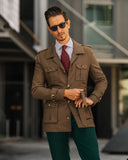 Aidase Autumn Men's Blazer Solid Color Tuxedos Slim Fit Single Breasted  Jacket For Wedding Groom Only Coat Custom Made Terno Masculino aidase-shop