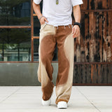 AIDASE  -  Men Color-coded Straight Simple Basic Floor Length Casual Jeans Pants Four Seasons American Style Male Denim Trousers Clothes aidase-shop