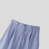 AIDASE  -  Men Striped Pants Button Loose Joggers Casual Wide Leg Trousers Men Streetwear Baggy Fashion Leisure Long Pants Men aidase-shop