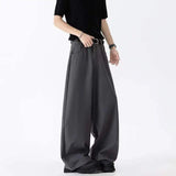 AIDASE  -  American Style Mem's Pants High Street Curved Knife Trousers Summer Fashion Casual Loose Handsome Menswear Tide aidase-shop