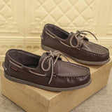 AIDASE  -  Popular Casual and Fashionable Sports Shoes PU European and American Lace Up Business Brand Le Fu Shoes Size 39-47 Men Shoes aidase-shop