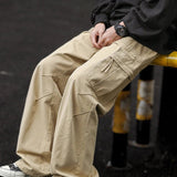 AIDASE  -  Men's Cargo Pants American Style Trendy Loose Straight-leg Trousers Summer Trend Versatile Simple Casual Clothing 21E6708 aidase-shop
