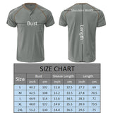 AIDASE  -  Summer High Quality Cotton Henley T-shirts Mens Casual Short Sleeve Tee Shirts Pullover Tops Henry Fashion Streetwear aidase-shop
